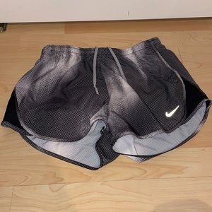 Black and white NIKE shorts